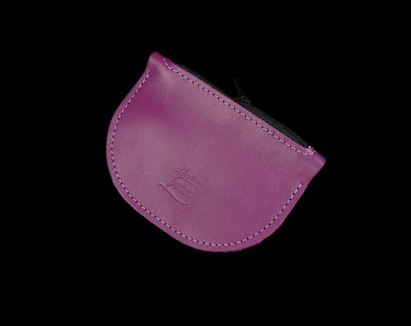 Porte-monnaie Violet en cuir
