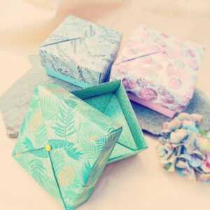 Boîte en origami