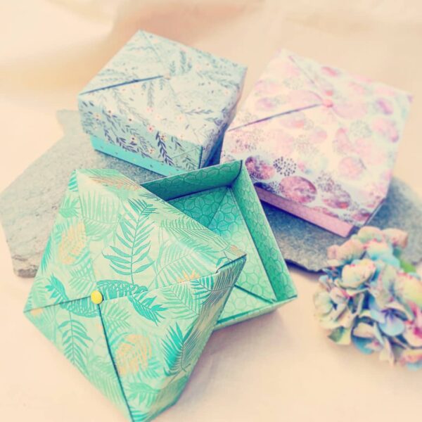 Boîte en origami