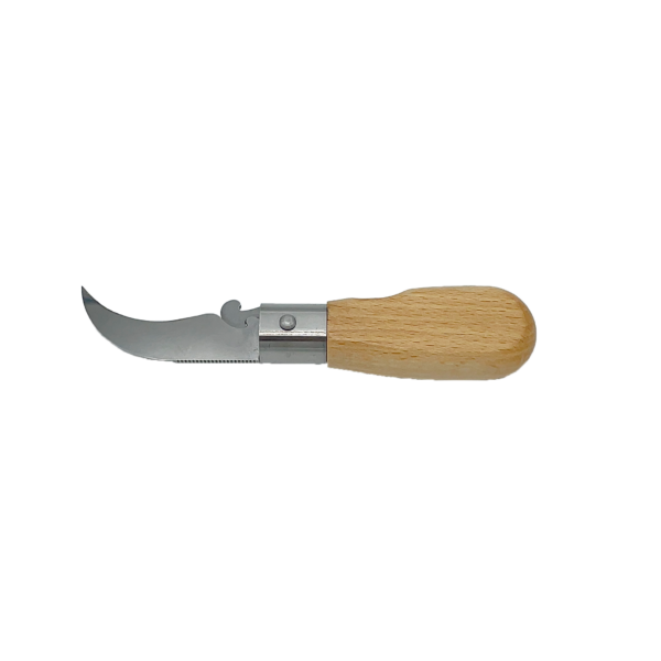 Image du couteau à champignon ouvert